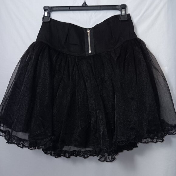 U & ME FOR MILLENNIUM GOTH LACE LAYERED SKIRT - Picture 11 of 15